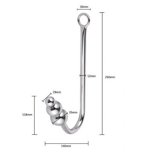 with Hook 5334 and Elegant Cuffs Collar Beaded Anal 1112